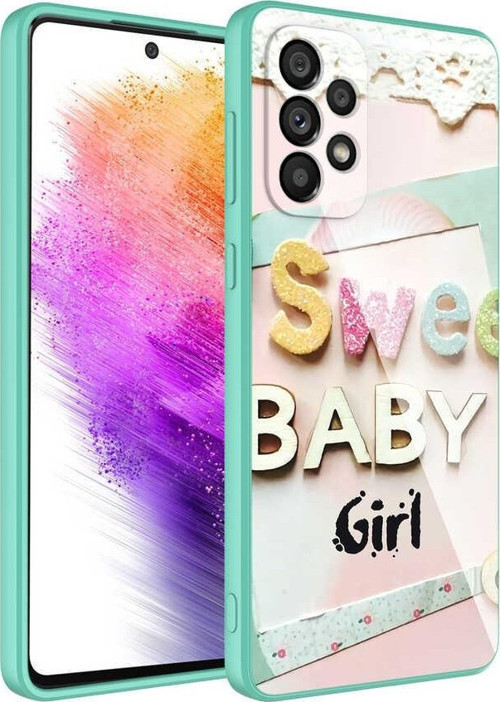 Samsung A53 5G Kılıf Kamera Korumalı Desenli Sert Silikon Epoksi Kapak