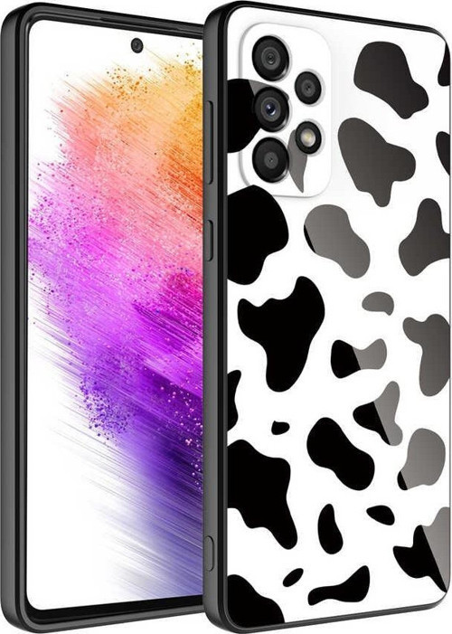 Samsung A23 Kılıf Kamera Korumalı Desenli Sert Silikon Epoksi Kapak