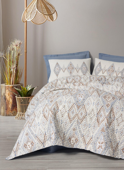 Bohem Çift Kişilik Complete Set Zanora Indigo