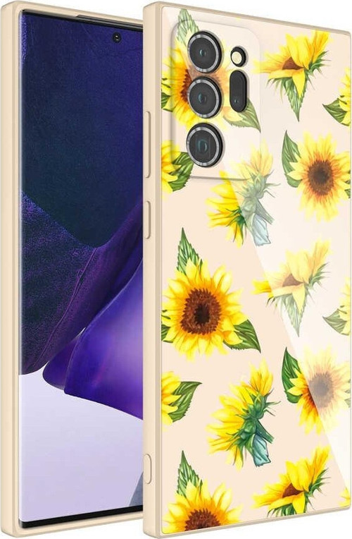 Samsung Note 20 Ultra Kılıf Kamera Korumalı Desenli Sert Silikon Epoksi Kapak