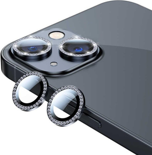 Apple iPhone 13 Mini CL-06 Kamera Lens Koruyucu Siyah