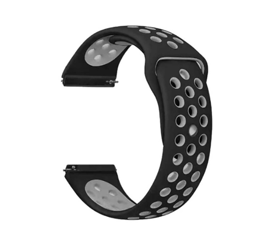 Huawei Honor Magic 2 46 mm Strap--02 Silikon Kordon - Siyah