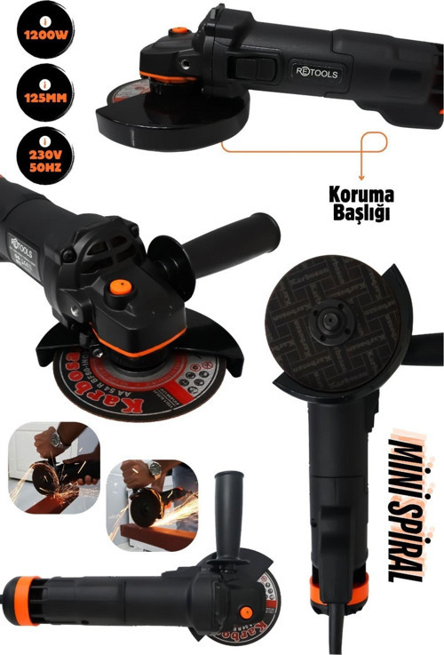 125Mm Spiral Metal Şanzuman Bakır Sargılı Avuç İçi Taşlama Demir Metal Kesme Makinesi