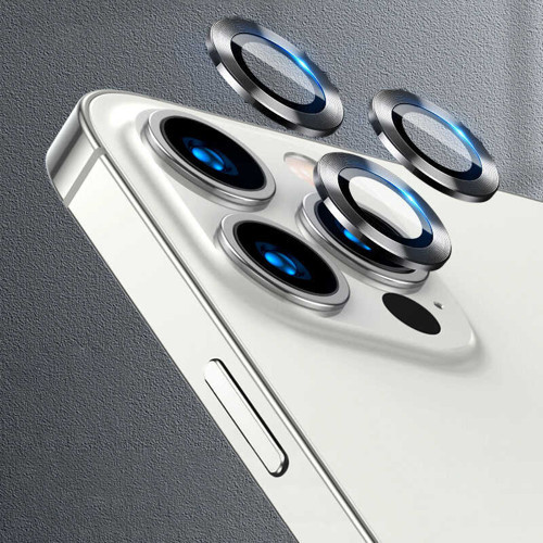 Apple iPhone 13 Pro CL-04 Kamera Lens Koruyucu Gri