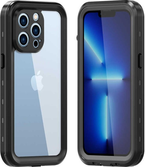Apple iPhone 13 Pro Kılıf 1-1 Su Geçirmez Kılıf - Siyah