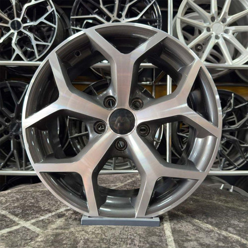 16" (İnç) 5X108 Ford St Focus Mondeo Uyumlu Gun Metal Elmas Kesim Jant (4 Adet)