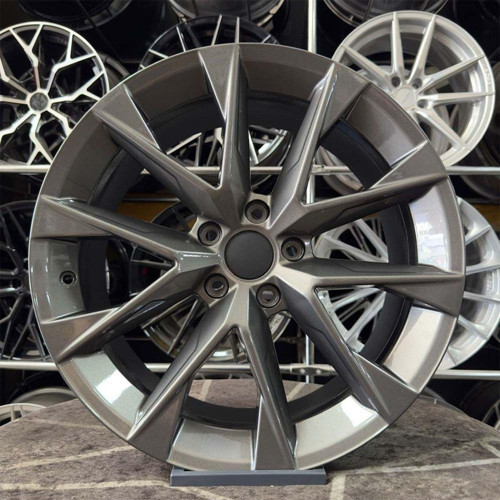 18 İnç 5X100 Akrep Polo İbiza Uyumlu Gun Metal Jant Modeli Volkswagen Seat (4 Adet)