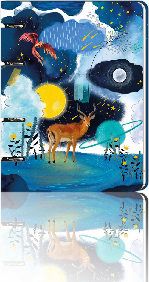 RinGo Noktalı Defter ,160 Sayfa 14x20 cm Değişebilen iç.
