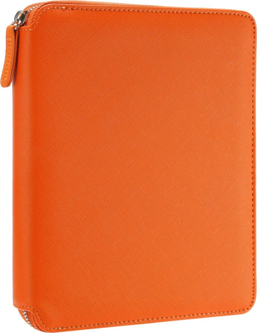 Sofia Zipper Folder Defter Turuncu-noktalı