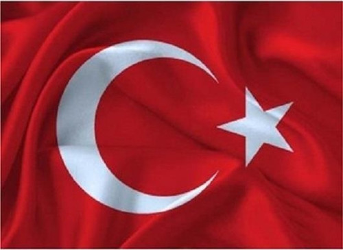 Türk Bayrağı Saten Çift Katlı 30X45Cm