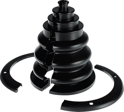 Cable Boot w/Screwed Ring, Ø108mm, cut-out Ø60mm, Black
