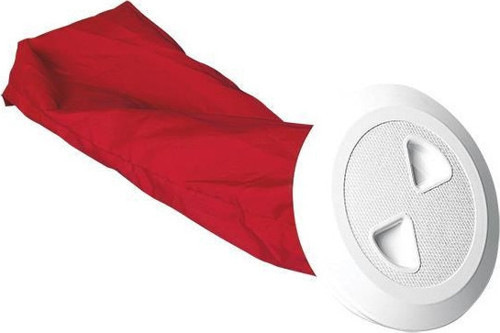 Kontrol Hatchi, Yuvarlak, Ayrılabilir Çantalı, Beyaz, İç.Ø108mm