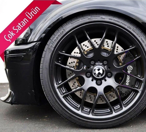 Komat'su SK1020 Uyumlu Brembo Siyah Kaliper Kapağı 4 Parça Ön Arka Set