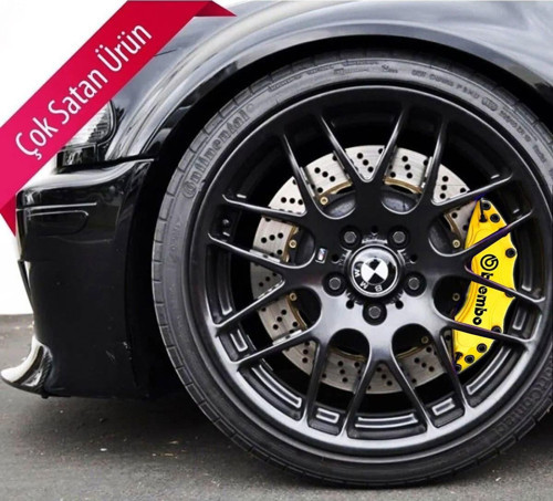 Nissan Almera Uyumlu Brembo Sarı Kaliper Kapağı 4 Parça Ön Arka Set
