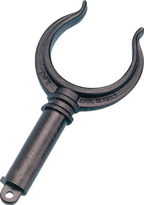 Oarlock, Ø57mm, Polyamide, Black
