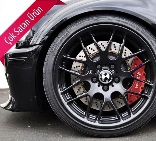 Peugeot 3008 Uyumlu Brembo Kırmızı Kaliper Kapağı 4 Parça Ön Arka Set