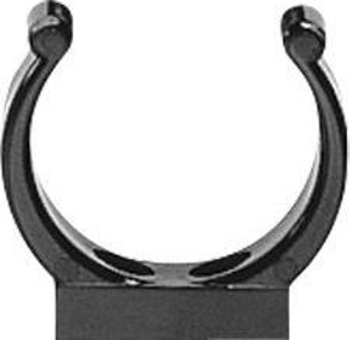 Plastic Support Clip, Ø19mm, Black