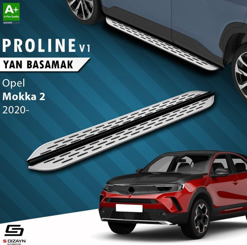 S-Dizayn Opel Mokka 2 OEM Still Pro V1 Aluminyum Yan Basamak 173 Cm 2020 Üzeri