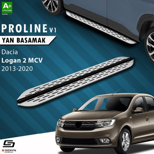 S-Dizayn Dacia Logan 2 MCV OEM Still Pro V1 Aluminyum Yan Basamak 183 Cm 2013-2020
