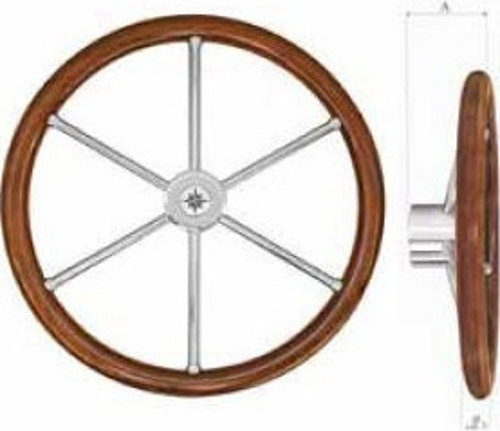 T6 In Modern Teak Dümen Simidi Ø40Cm