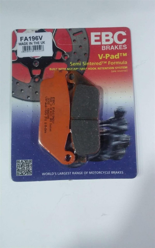 Fren Balatası Yarı Sinter Fa196v 2014-2020 Honda Nc 750 S Uyumlu Ön Fren Balatası