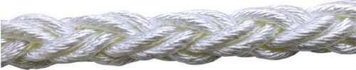 Polyester Halat 8 Kollu 20 Mm Beyaz