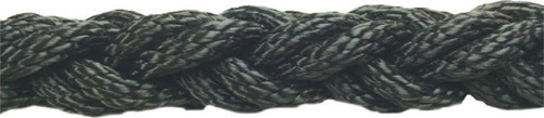 Polyester Halat 8 Kollu 20 Mm Siyah