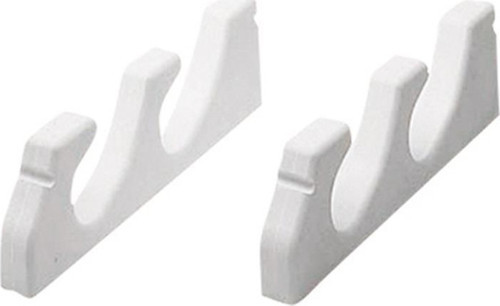 Storage Rack (Pair) for 3 Fishing Rods, White