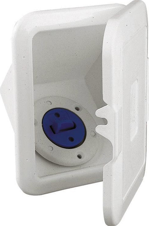 Case w/Deck Filler for Fuel, w/Lid, Ø38mm Hose, White