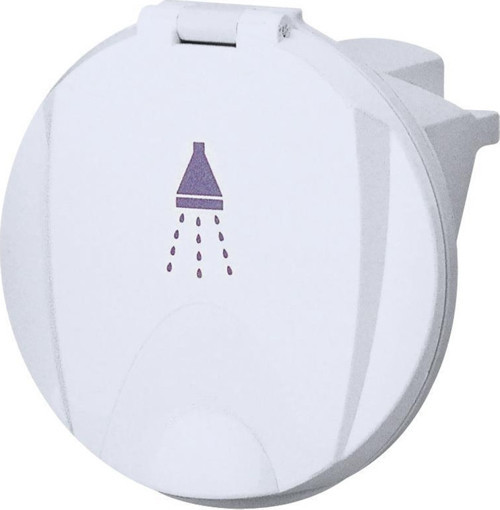 Case w/White Shower Spray, 3m Hose, w/Lid, White