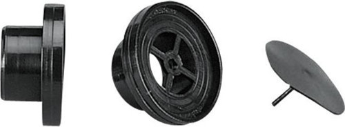 Drain Plug w/Non-Ret. Valve f/Thru-hull,Ø25mm,Black