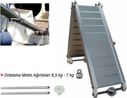 Psr-2K Alüm. Basamaklı K.Pasarella 35X250Cm
