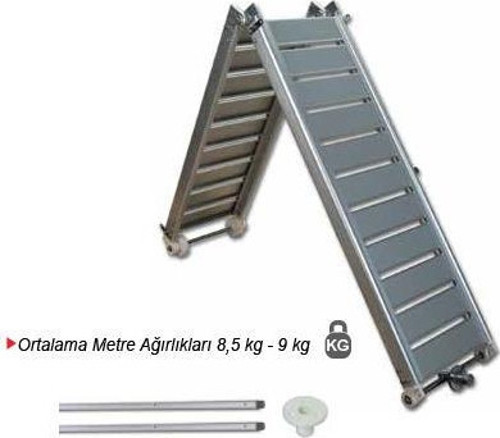 Psr-3K Alüm. Basamaklı K.Pasarella 40X250Cm
