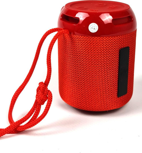 Portatif Bluetooth Hoparlör Radyolu 5W USB-TF-BT-FM Destekli Kırmızı SD041