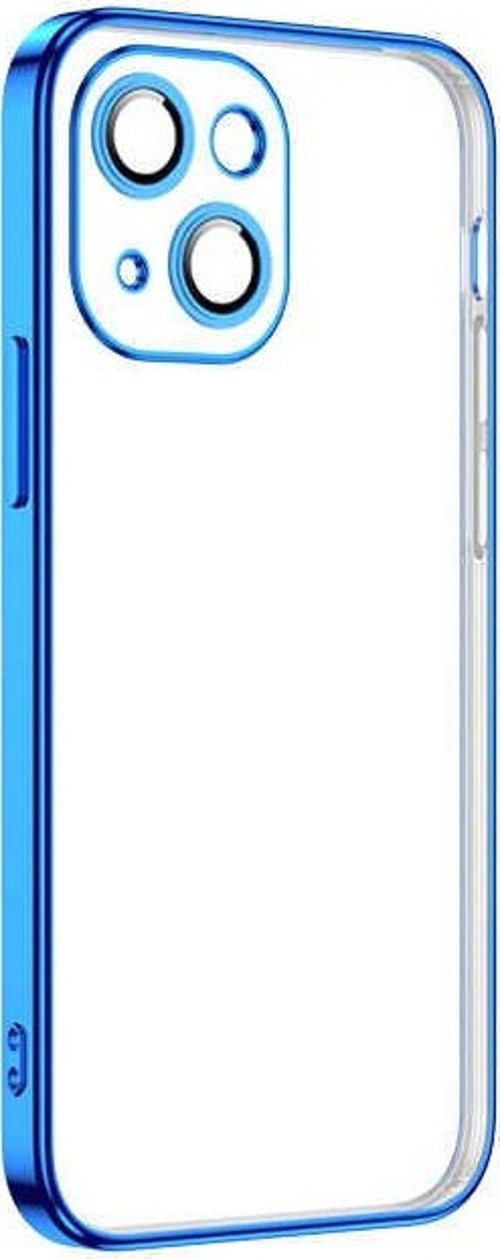 Apple iPhone 13 Mini Kılıf Kenar Renk Kaplamalı Koruyucu Krep Kapak