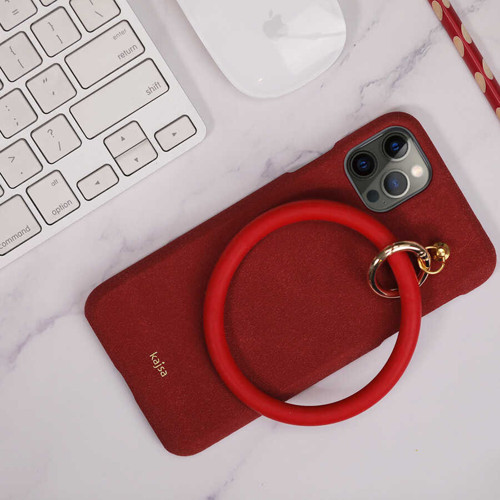 Apple İphone 12 Kılıf Halka Dizaynlı Kamera Korumalı Kajsa Splendid Kapak