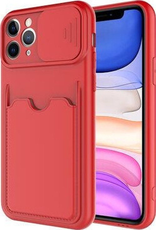Apple İphone 12 Pro Kılıf Arka Cüzdan Cepli Kamera Korumalı Slikon Kapak