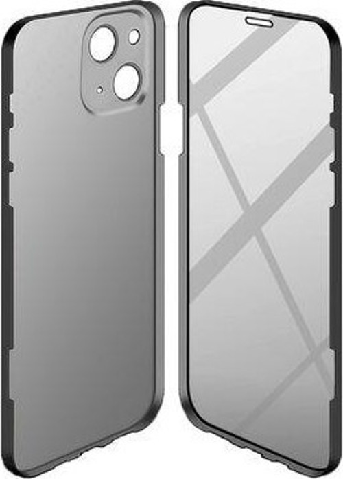 Apple İphone 13 Pro Kılıf 360 Kapatan Mat Dokulu Dayanıklı Led Kapak