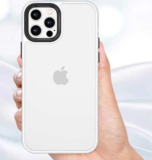 Apple iPhone 13 Pro Kılıf Kontrast Renk Tasarımlı Airbag Köşe Koruyucu Cann Kapak