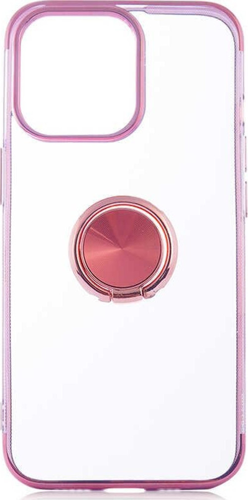 Apple iPhone 13 Pro Max Kılıf Yüzüklü Koruyucu Renk Kenarlı Gess Kapak