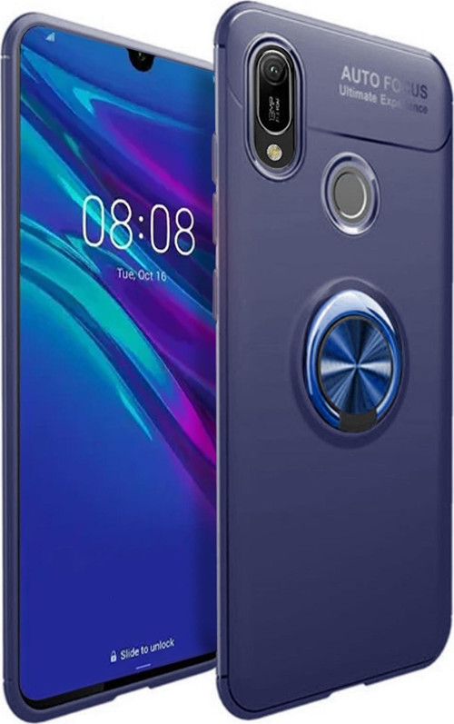 Honor 8A Kılıf - Manyetik Yüzüklü Stand Olabilme Özelliğine Sahip Kapak