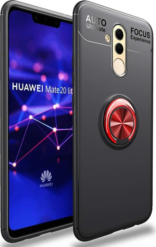 Huawei Mate 20 Lite Kılıf - Manyetik Yüzüklü Stand Olabilme Özelliğine Sahip Kapak