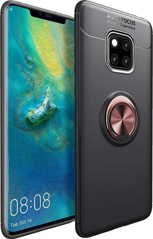 Huawei Mate 20 Pro Kılıf - Manyetik Yüzüklü Stand Olabilme Özelliğine Sahip Kapak