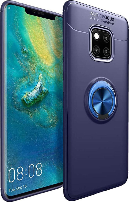 Huawei Mate 20 Pro Kılıf - Manyetik Yüzüklü Stand Olabilme Özelliğine Sahip Kapak