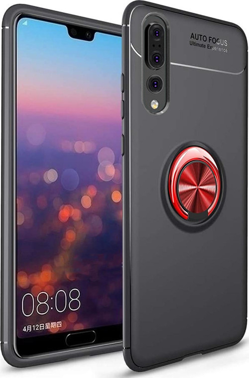 Huawei P20 Pro Kılıf - Manyetik Yüzüklü Stand Olabilme Özelliğine Sahip Kapak