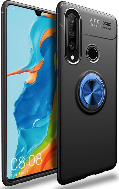 Huawei P30 Lite Kılıf - Manyetik Yüzüklü Stand Olabilme Özelliğine Sahip Kapak