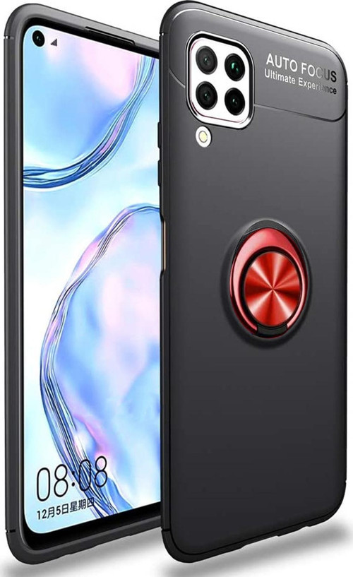Huawei P40 Lite Kılıf - Manyetik Yüzüklü Stand Olabilme Özelliğine Sahip Kapak