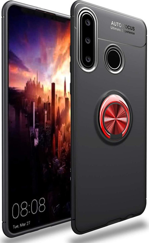 Huawei Y6P Kılıf - Manyetik Yüzüklü Stand Olabilme Özelliğine Sahip Kapak