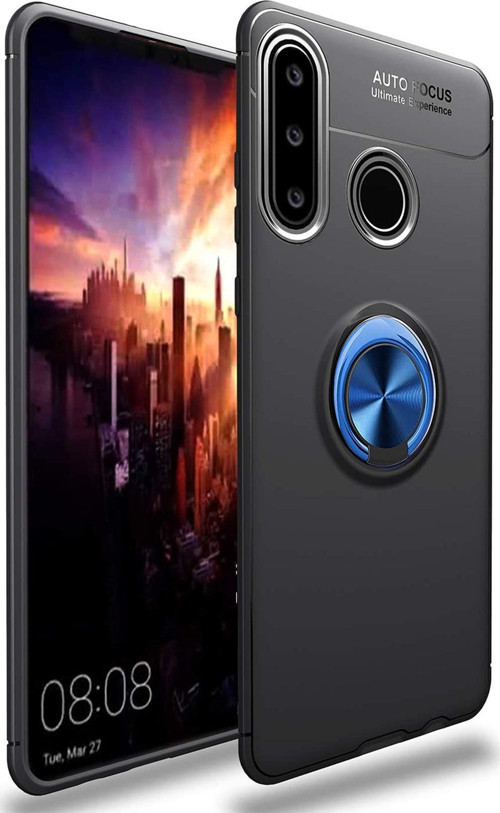 Huawei Y6P Kılıf - Manyetik Yüzüklü Stand Olabilme Özelliğine Sahip Kapak