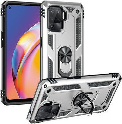 Oppo Reno 5 Lite Yüzüklü Mıknatıslı Tank Kapak Vega Kılıf